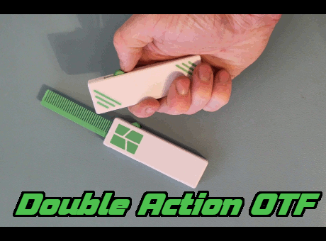 Double Action OTF Knife/Comb