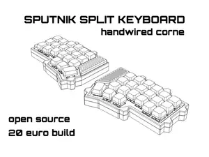 Sputnik Split Keyboard |Handwired Corne| ZMK |Ergo