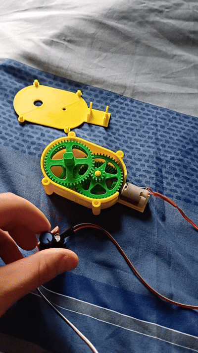 Gearbox 1 : 256 Motor130 ( Over 10kg tested )