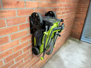Garage Wall Mount for Lawn Mowers (180mm Wheels)
