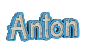 LED Namenlampe Anton
