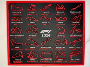 2026 F1 calendar with dates