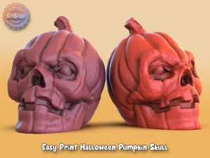 Halloween Pumpkin Skull