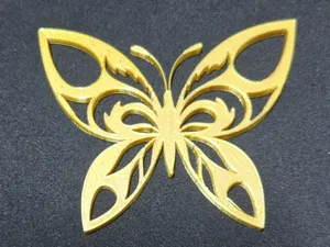 Aurelia Keychain - Golden Butterfly