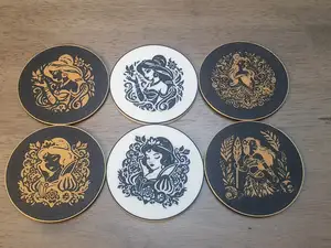 Disney Princess Mandala Coaster Set