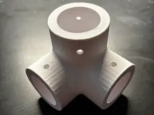 3 Way, 1 Inch ID, 90 deg, Elbow