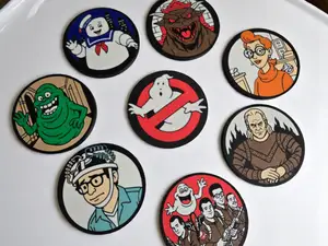 Ghostbusters Coasters Retro Cartoon Inspired Set