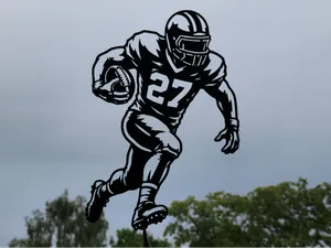 American Football Runner Wall Art