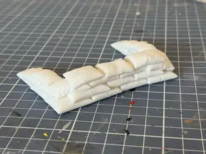 1:35 Scale Sandbags – Diorama Barrier / Cover