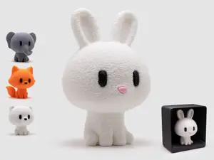 Easter Bunny Figurine & Stand | No AMS