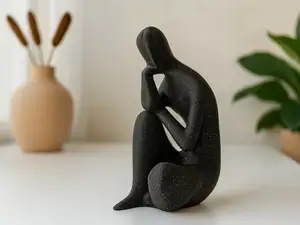 Sitting Woman Sculpture