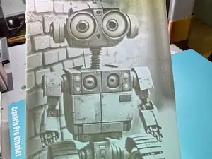 Wallie style recycled robots lithophane