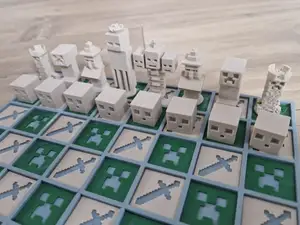Minecraft Complete Chess Set