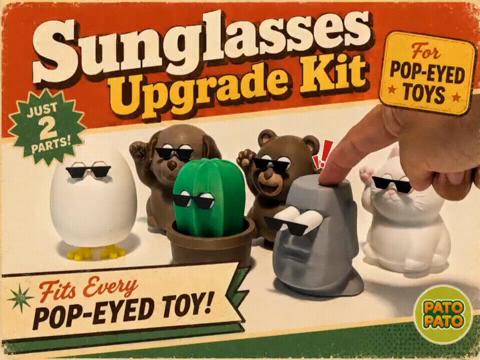 Sunglasses upgrade kit - for all pop-eyed toys