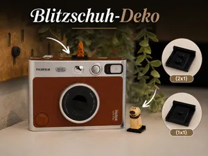 Blitzschuh-Deko Klemmbausteine - instax mini Evo