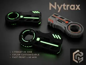 Nytrax - 3 in 1 EDC Fidget Slide Toy CyberPunk