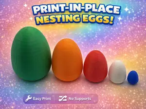 Perfect Nesting Eggs - Matryoshka Eggs
