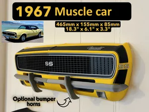 1967 Muscle car front-end