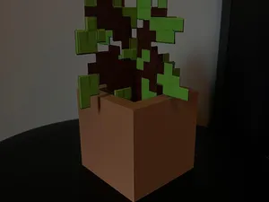 Minecraft Oak sapling In A Pot