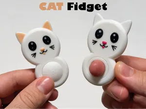 Cat spinning Fidget