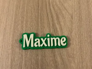 Maxime name keychain