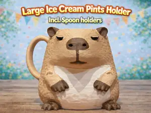 Chill Capybara Ice Cream Pints Holder