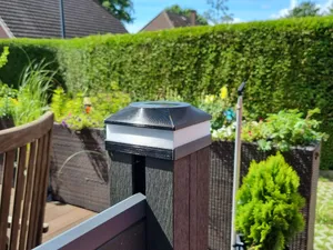 Solarleuchte für Pfosten