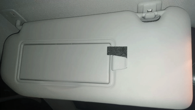 Peugeot 308 T9 Sun visors fix