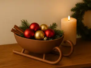 Sleigh Bowl – Festive Holiday Centerpiece