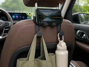 Car Headrest Hook & Phone Holder