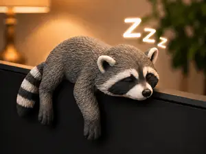 Sleepy Racoon Monitor Pet.