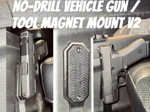 No-Drill Vehicle Gun / Tool Magnet Mount