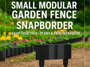 SnapBorder | Small Modular Garden Fence