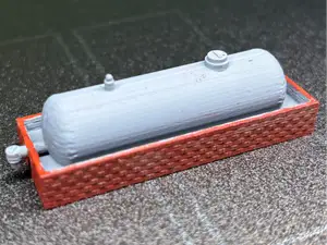 N / OO Scale Fuel Storage Tank (Model Railway)