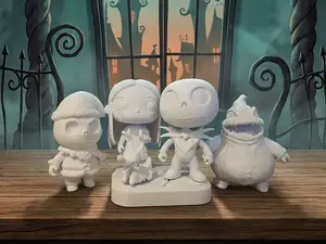 Nightmare Before Christmas Chibi Set