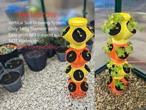 VertiGrow - Stackable Vertical Soil Growing System