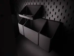 Large Modular SKADIS Bin shelf – no support