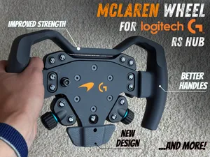 Logitech G RS Mclaren Wheel Addon - all printable!