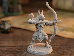 Celestial Ushabti Archer - 50mm Base