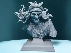 The witch Baba Yaga bust