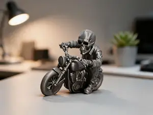 Ledge SkulZ - Motorcyle Riding Skull! 