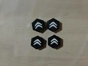 Copribulloni-wheel nut bolt covers citroen 17 mm