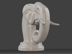 Elephant pawn for boardgames