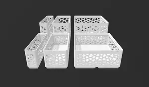 Gridfinity Voronoi bins all sizes