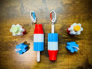Premium Popsicle Chapstick Click Container