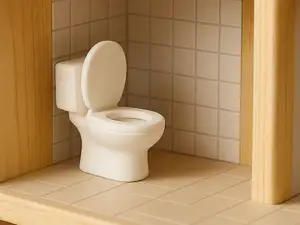 Mini Japandi Toilet
