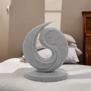 abstract life flow sculpture – symbol of vitality