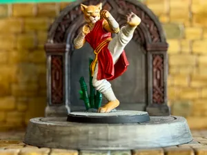 Swift-Paw "The Dancing Storm" Tabaxi Monk - cat