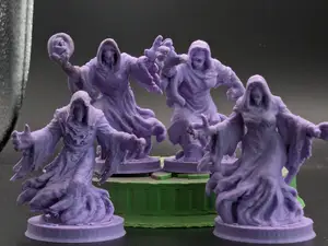 The Wraith Pack – 4 Miniatures FDM Dungeon Masters