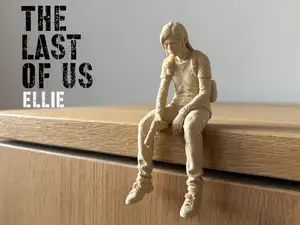 Ellie Sitting on Ledge / Shelf - The Last of Us